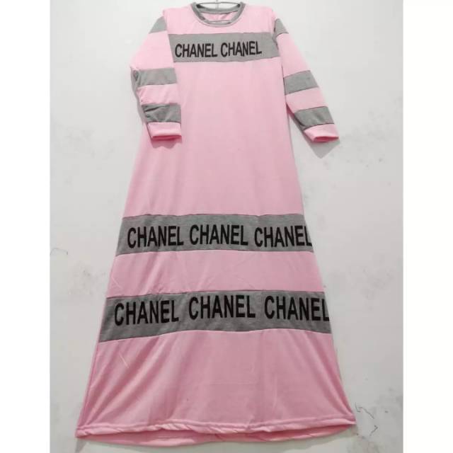 GAMIS CHANEL KOMBINASI 2 WARNA
