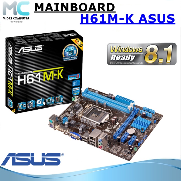 Mobo H61 Intel LGA 1155 Asus Onboard