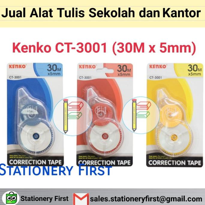 

Correction Tape Tip Ex Tip-X Kertas Kenko 30 Meter Ct-3001 Lusinan Termurah