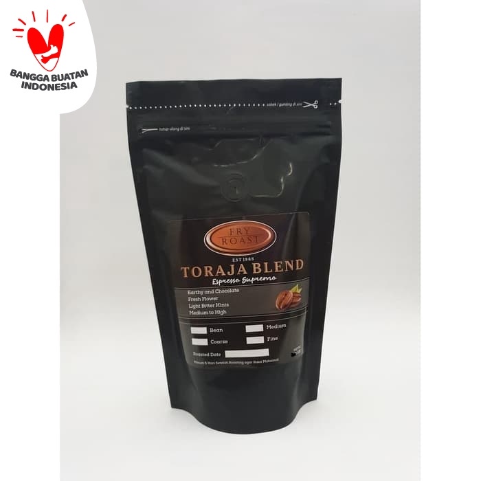 

gt201jyj Kopi Toraja Blend Espresso Supremo 500 Gram Biji Dan Bubuk - Biji Ds20X11