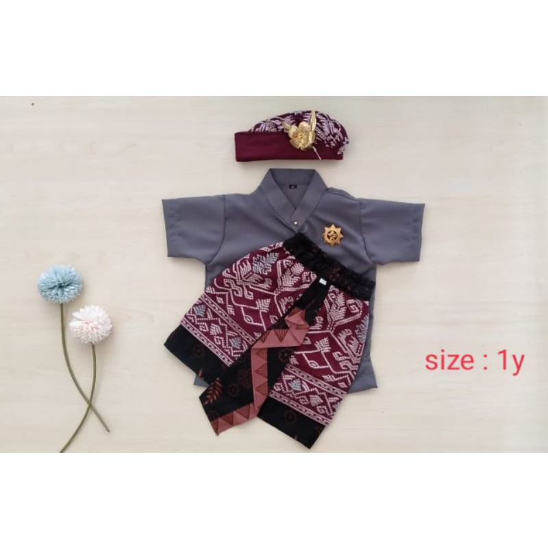 Set Pakaian adat Bali Anak motif terbaru / Busana Adat Bali Anak