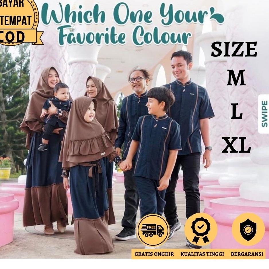 Gamis Sarimbit Keluarga2021 Sarimbit Gamis Couple Fashion Muslim Baju Lebaran SB9016 [BG. 777]