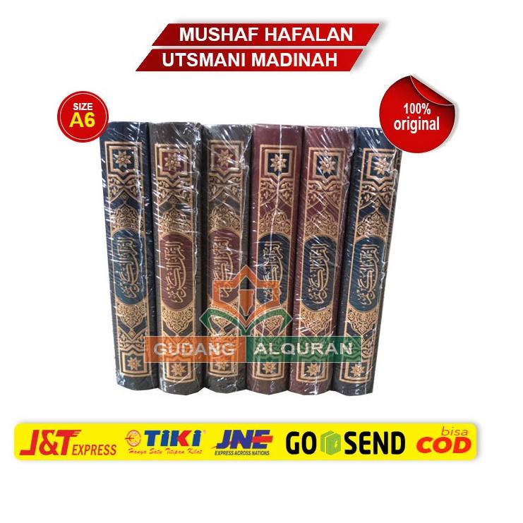 Mushaf Hafalan Utsmani Madinah A6 HC - Alquran Hafalan & Al Quran Terjemah dan Tajwid Warna AQ003 | 