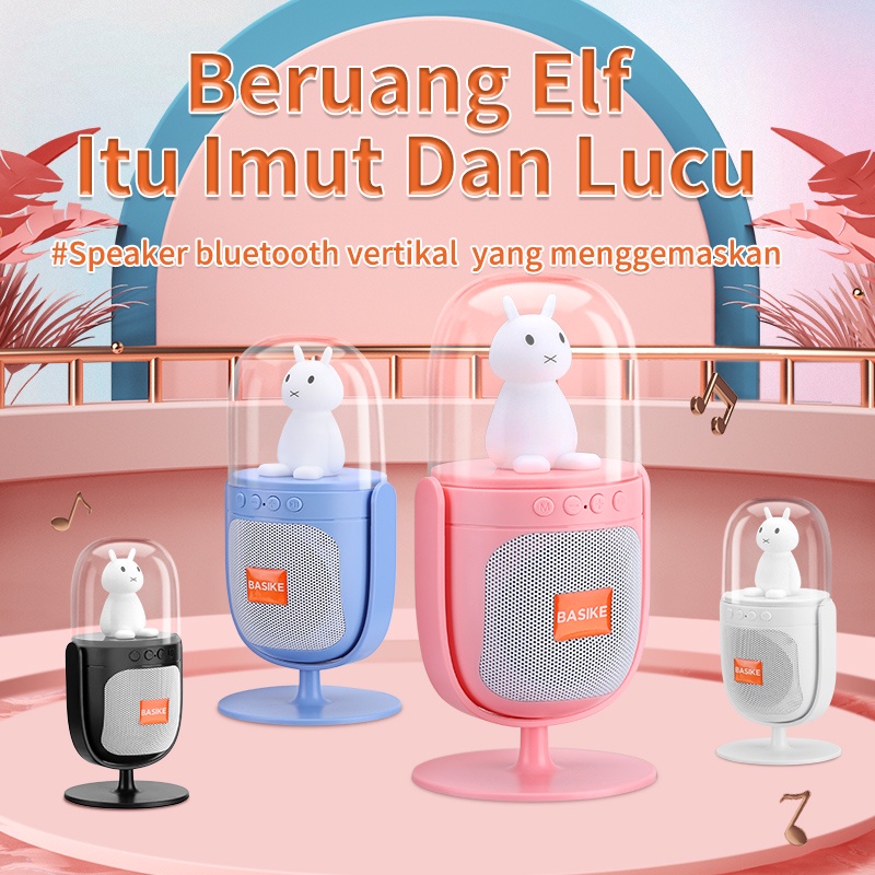 Promo BASIKE speaker bluetooth aktif bass polytron karaoke karaoke jbl laptop portable murah Mini