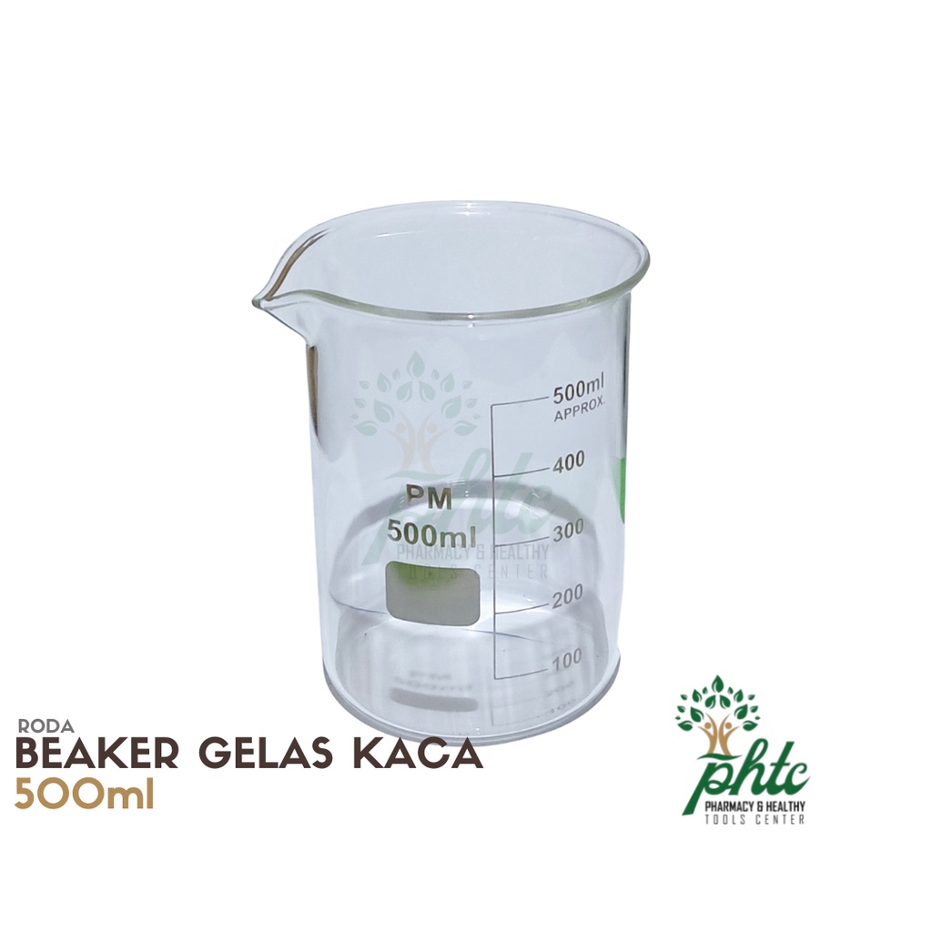 HQ Beaker Glass 500ml - Kaca