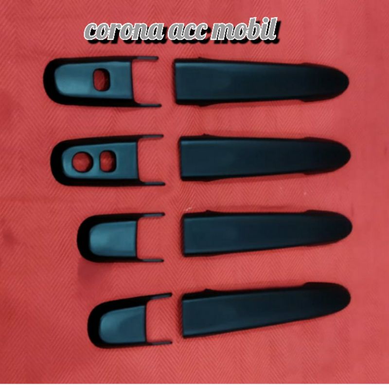 Cover / caver handle mobil toyota all new rush keyless hitam
