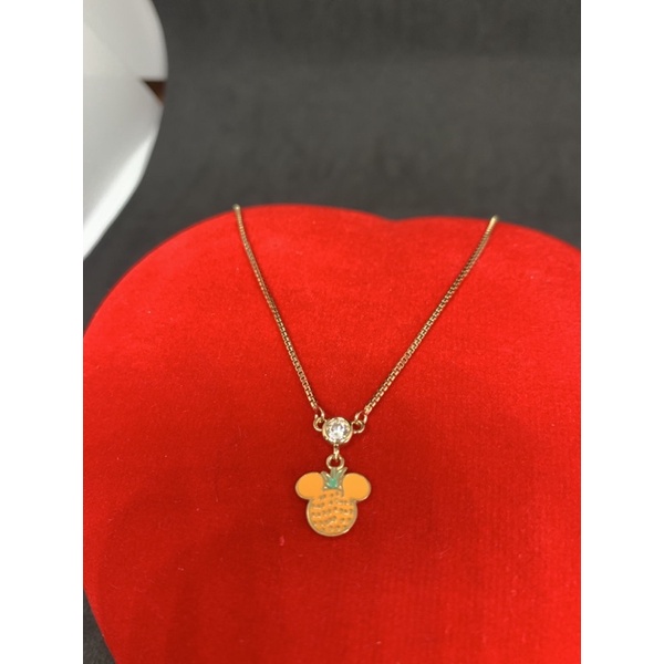 kalung emas asli kdr 700 model mickey mouse UBS gold