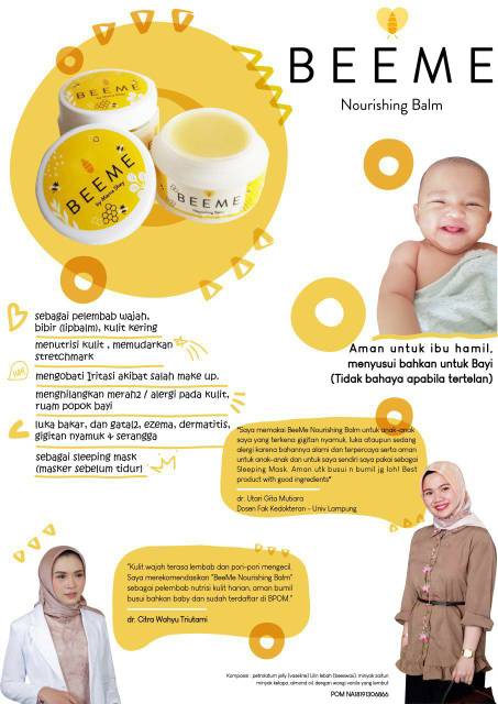 Beeme Nourishing Balm 2pcs | SKINCARE IBU DAN ANAK