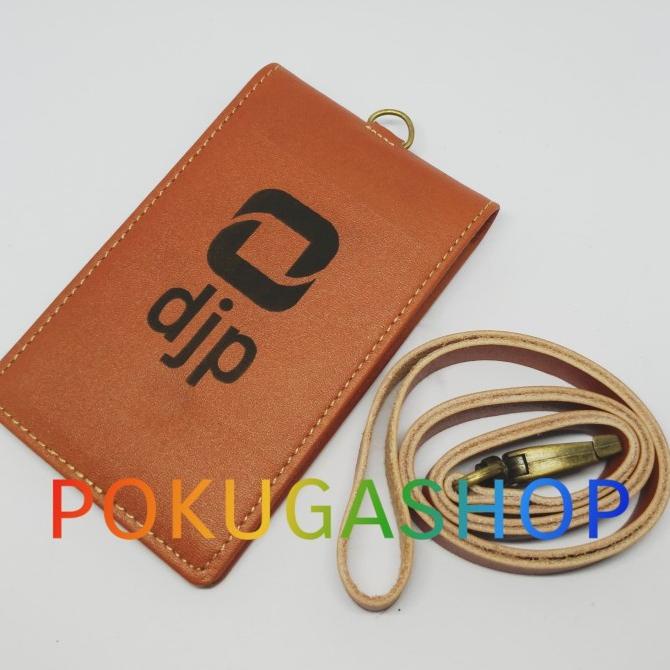 

[[COD]] name tag kulit logo djp /nametag kemenkeu / kpp pratama/id card holder NEW Kode 284