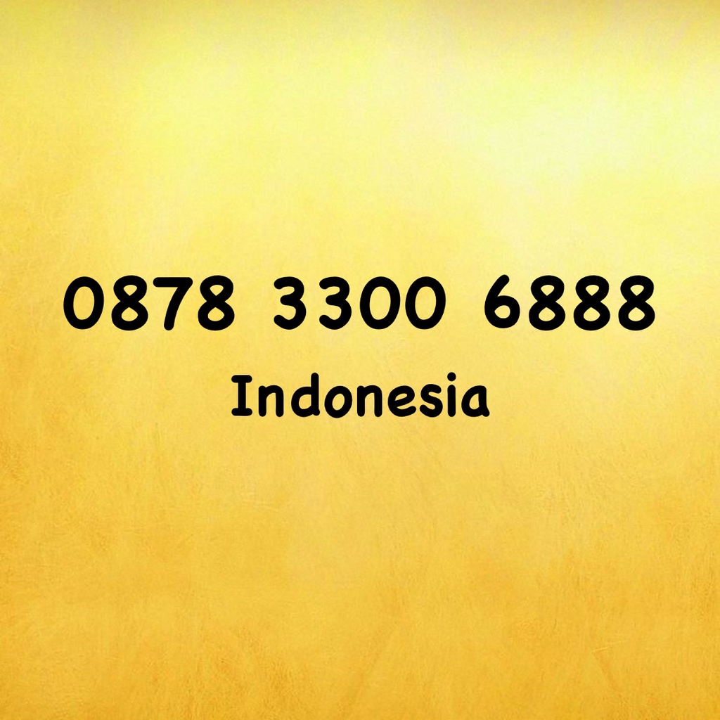 Nomor Cantik XL Bebas Triple A - 888 - 6688 - 6668 - 0878 3300 6888