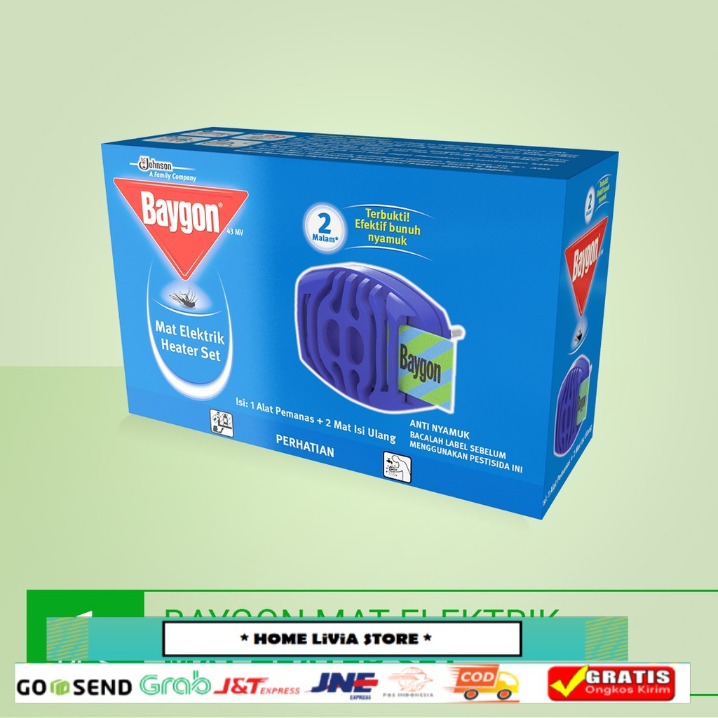 Baygon MAT Pembasmi Nyamuk Elektrik Heater Set