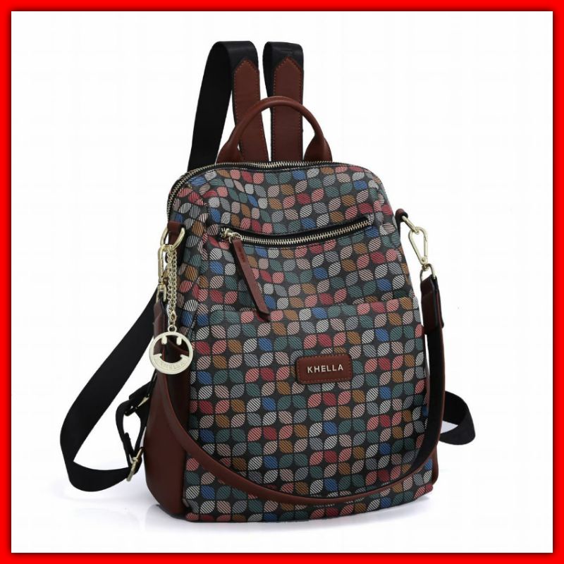 TAS RANSEL WANITA IMPOR ORIGINAL KHELLA KL 764  A006