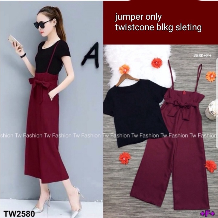 basic id fashion jampsuit wanita polos Overall liola