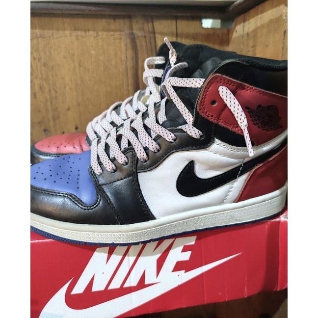 Sepatu Sneakers Pria Basket Air Jordan 1 Retro High OG TOP 3 Bekas Second Branded