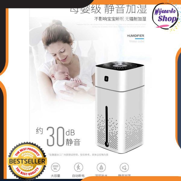 TaffHUMI Air Humidifier RGB Night Light 1000ml - HUMI KS-600 ELC11