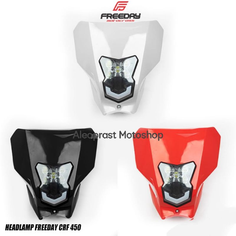 Headlamp Batok Reflektor Lampu Depan Led CRF 450 R Freeday