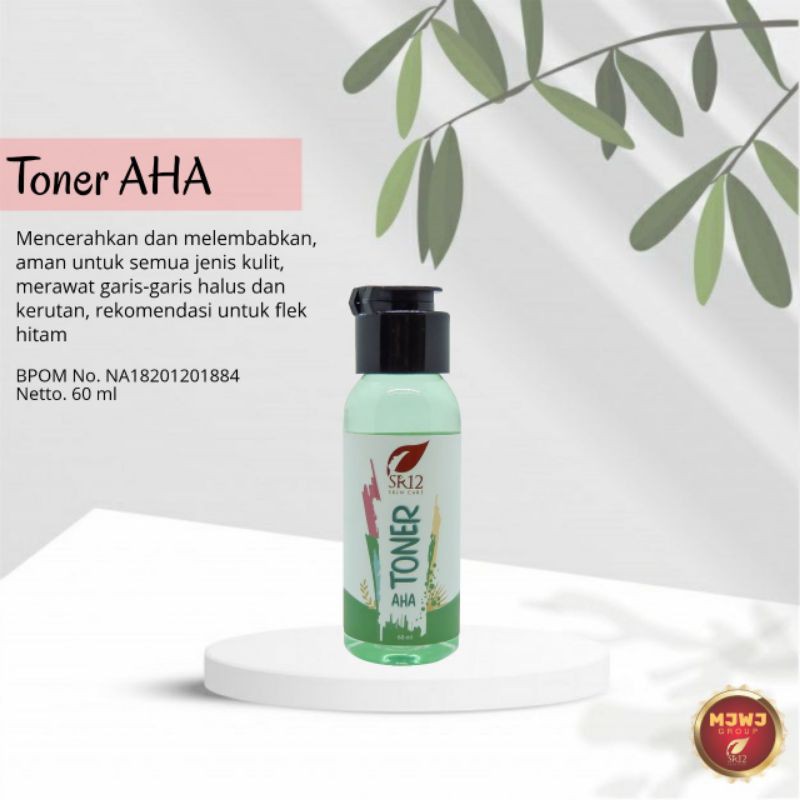 TONER AHA/TONER SR12 UNTUK FLEK HITAM MEMBANDEL