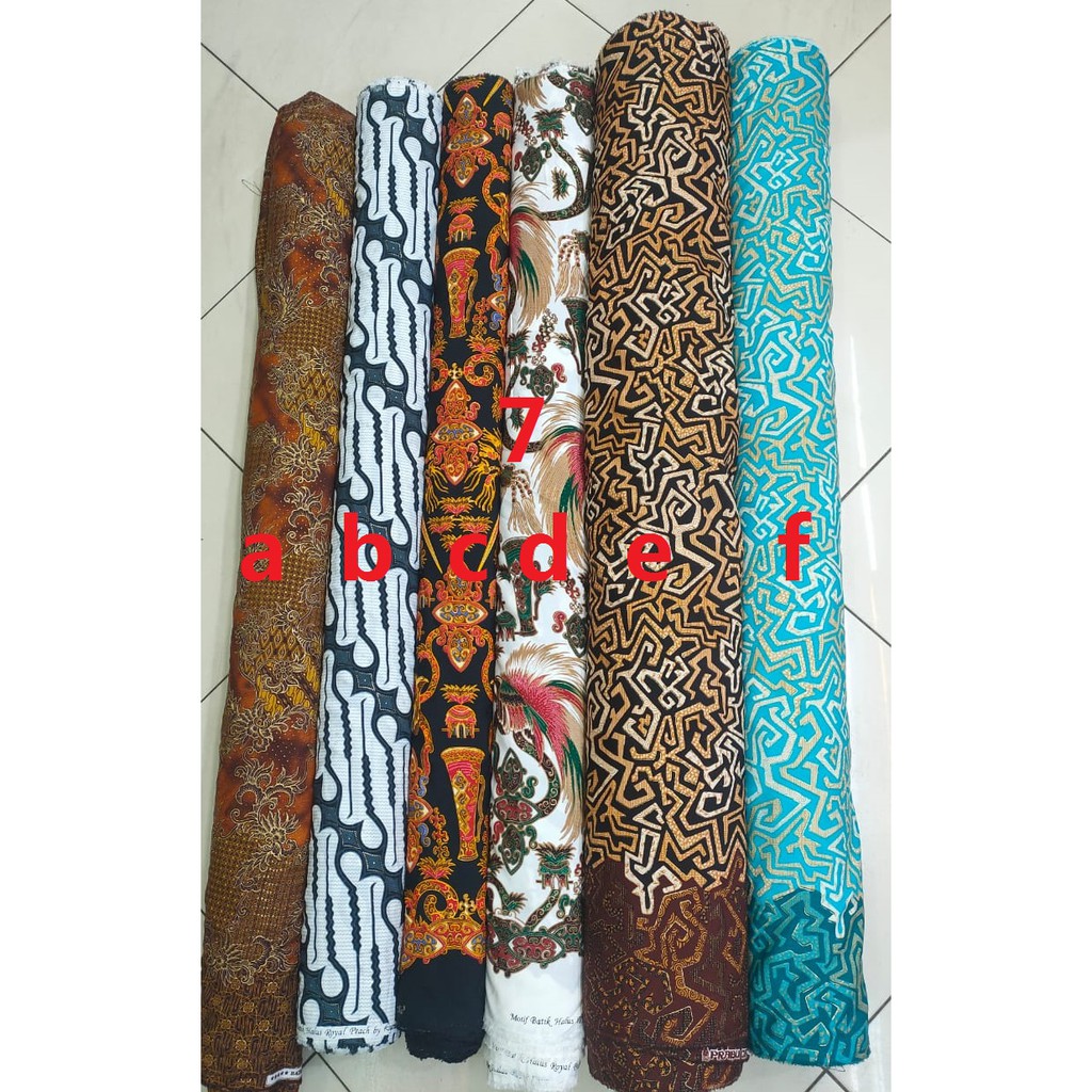 KAIN BATIK METERAN BAHAN polyester