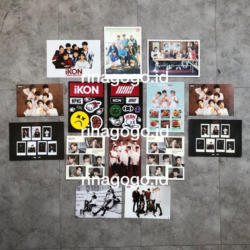 [OFFICIAL][NEXT SLIDE] iKON POSTCARD, PHOTO, STICKER, POLAROID, TICKET, CARD❤️ ikon bi bobby jay jin