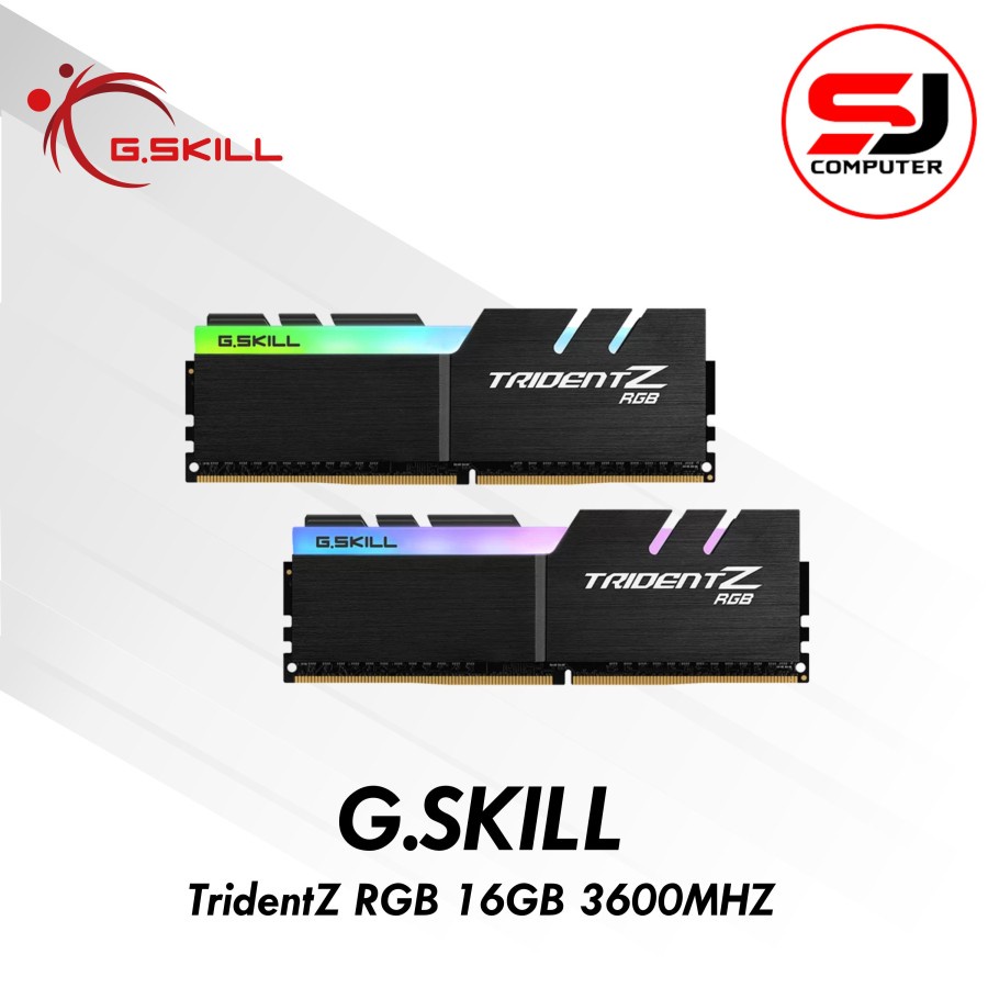 Memory G.Skill Trident Z RGB DDR4 2x8GB 3600Mhz - F4-3600C19D-16GTZRB