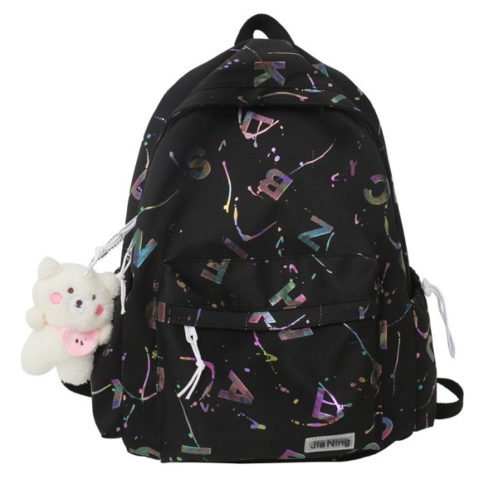 tas ransel wanita import tas sekolah wanita ready backpack wanita SIMPLE tas sekolah anak perempuan 