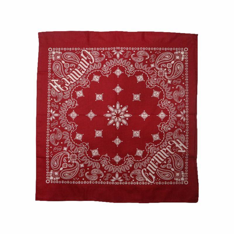 GANJAR MERCH | RED BANDANA "PAISLEY"