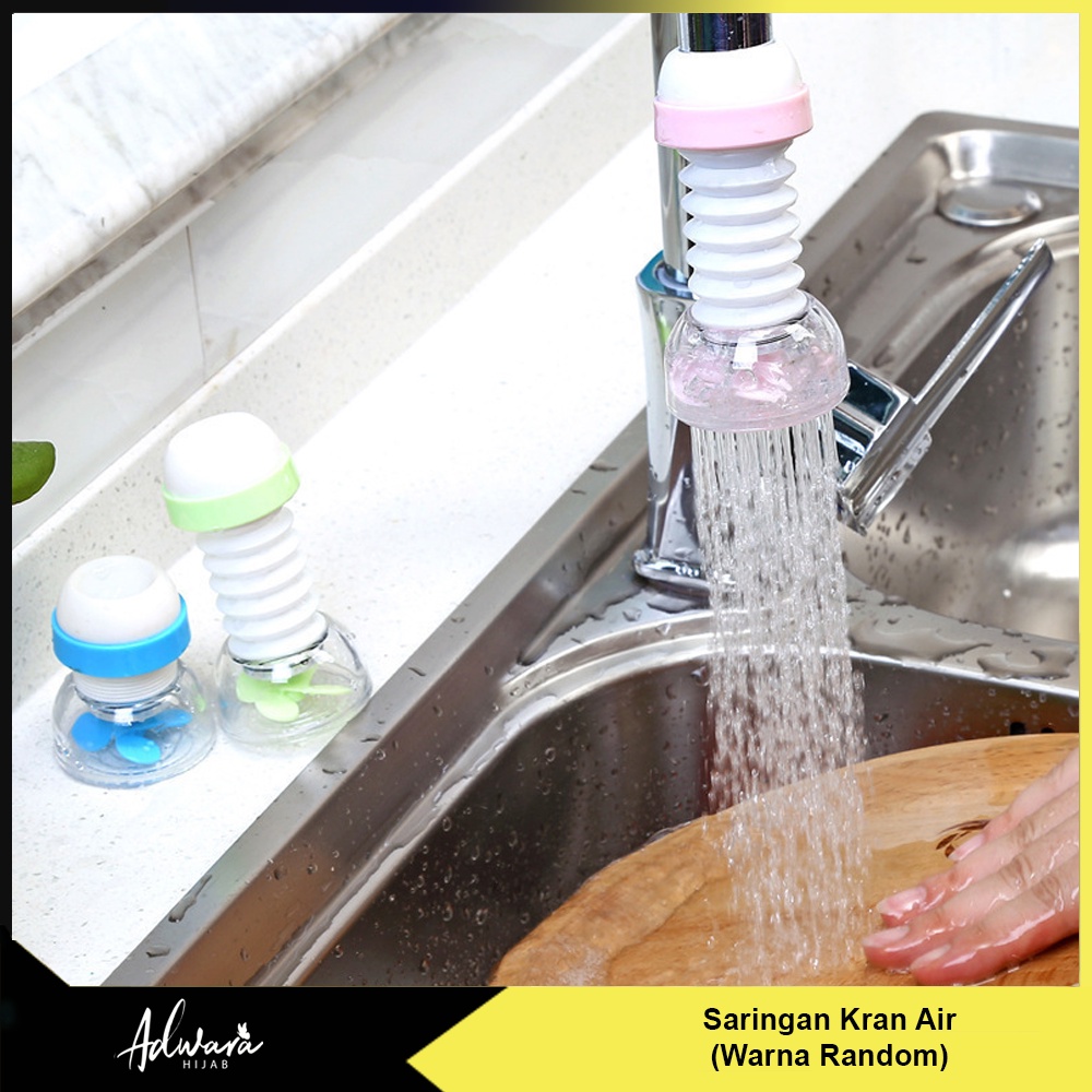 Sambungan Kran Air Fleksibel Saringan Shower Wastafel Cuci Piring