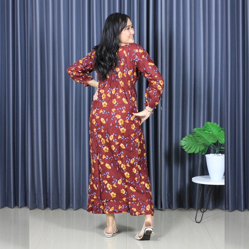 DRES SHARINI XL / ZAHRA PANJANG TANGAN PANJANG (pilih motif)