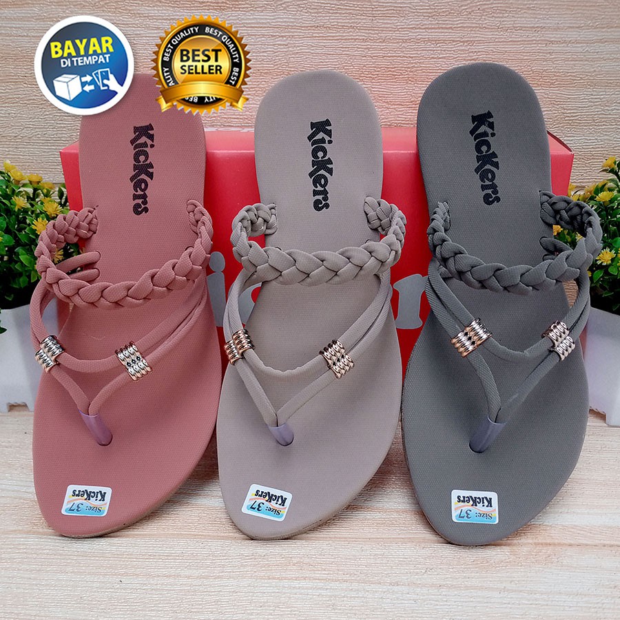 PROMO 6.6 SHOPEE MALL GREAT SALE MURAH LEBAY !! SANDAL WANITA DEWASA JAPIT KLABANG HUMBERG / SAKIPO