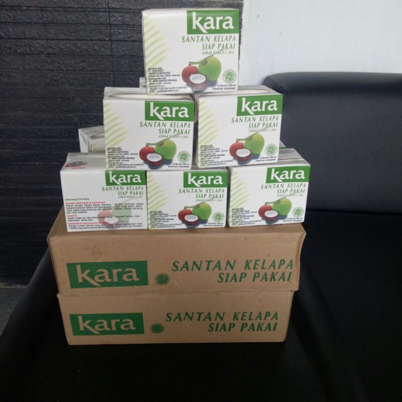 

santan cair kara 200ml 1 dus 1 carton