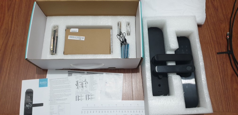 Bardi Smart Home Door Lock Handle Rfid-fingerprint Waterproof