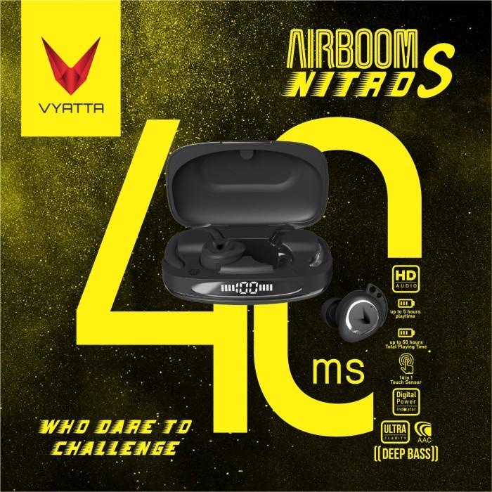 VYATTA Airboom Nitro S TWS Bluetooth Headset / Earphone , Gaming Mode