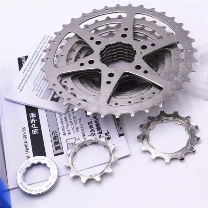 Sproket sepeda shimano 9 speed 12t-36t-hg 400