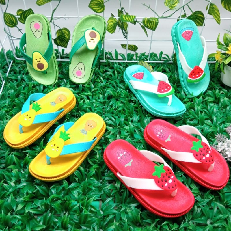 Sandal Jepit Anak Perempuan Motif Buah Winola Collection WNL 2010-A9