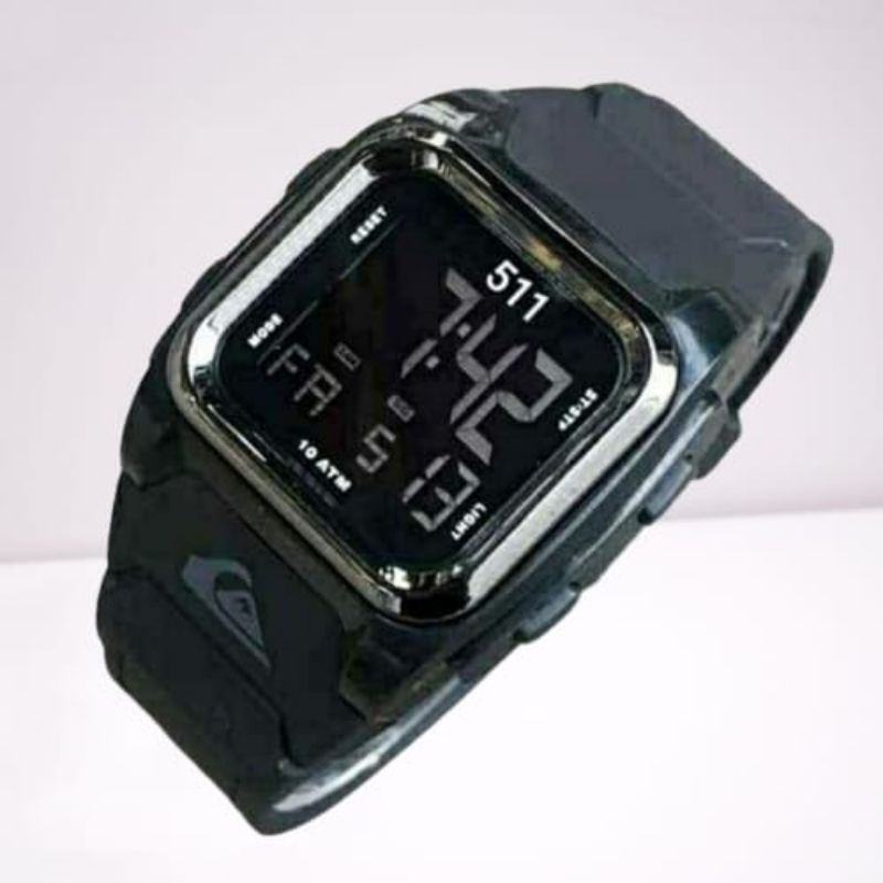 (COD) Jam Tangan DIGITAL Pria Sporty Rubber Anti Air Full Set