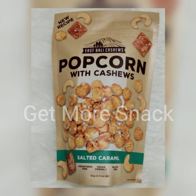 

East Bali Cashews Popcorn 90 gr Chocolate Caramel / Salted Caramel
