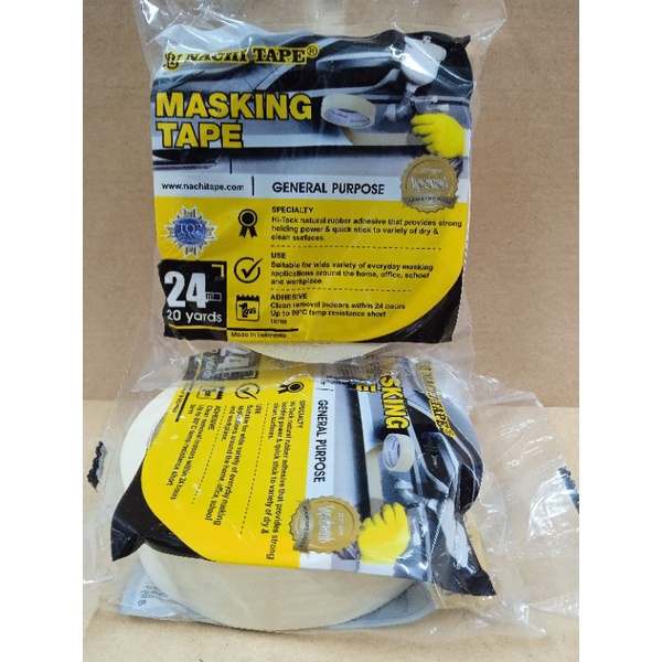 

Lakban masking tape Nachi 24mm/1inch