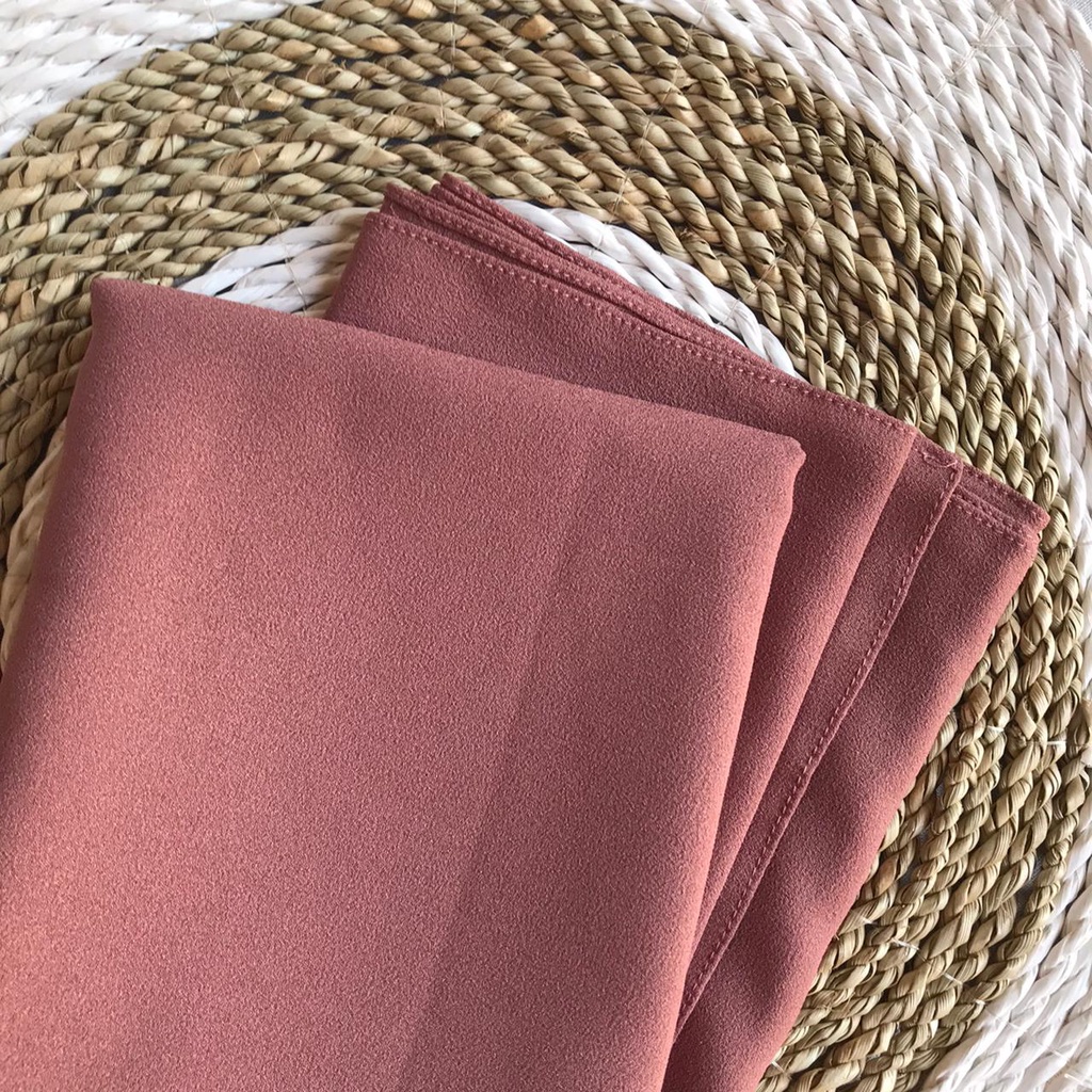 Pashmina Diamond Stretch Italiano / Pashmina Diamond / Jilbab Pashmina-Rosewood