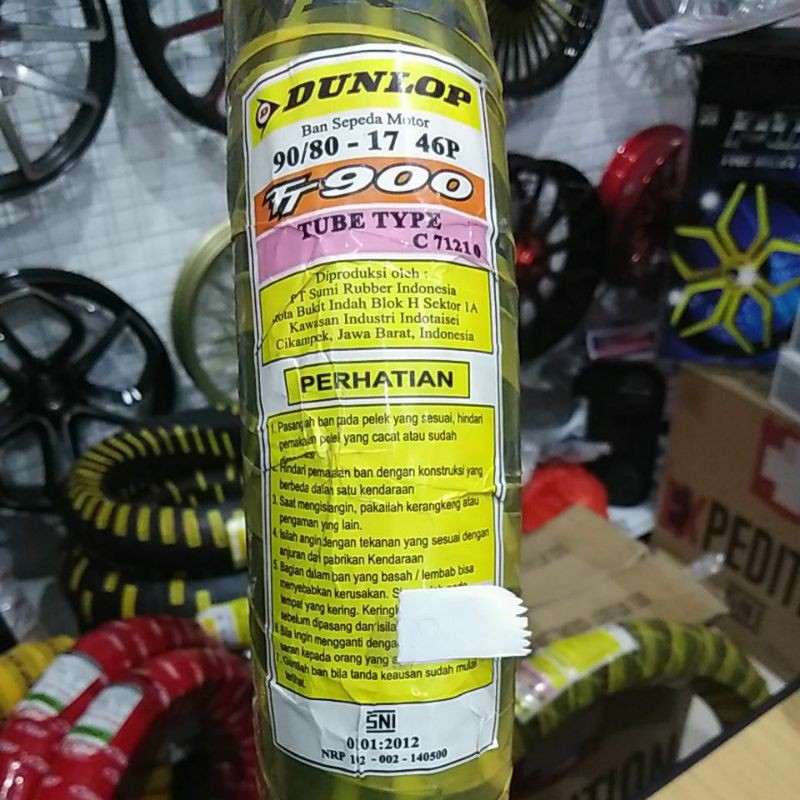 Ban Motor Dunlop TT900 90/80-17