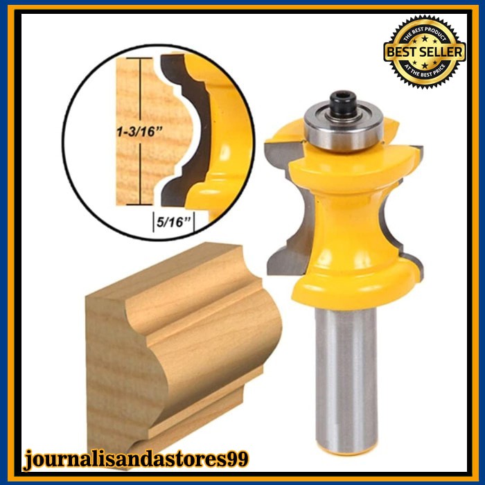Mata Profil Router Bit 1/2" Shank Bullnose untuk Kayu