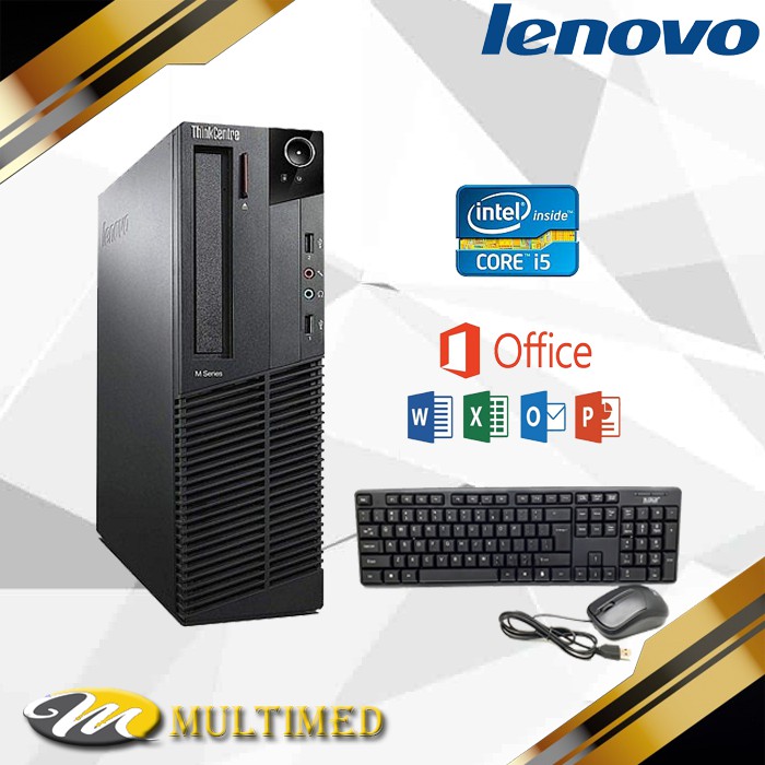 PC Build Up Slim Lenovo - Core i5 - RAM - HARDISK / SSD