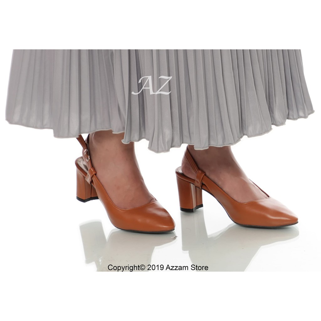 sepatu wanita Big Heels PC CAMELIA REALPICT Sepatu Hak Tahu Kotak W