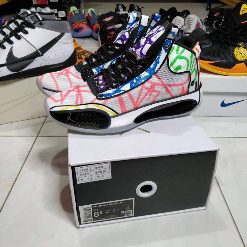 Sepatu Basket Air Jordan 34 HIGH Love Noah