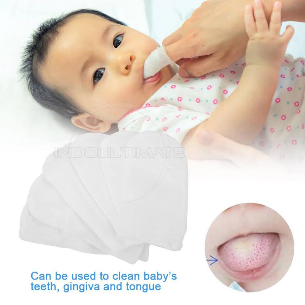 6Pcs Pembersih Lidah Bayi Sikat lidah kassa bayi Baby OralCleaning Finger Brush GJ-.561