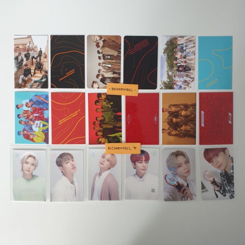 ATEEZ Photocard Hongjoong Seonghwa Yunho Yeosang San Mingi Wooyoung Jongho pc Treasure EP. 1 2 3