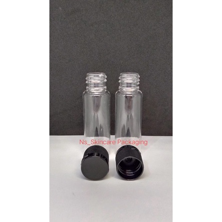 Botol fliptop 30ml (tutup fliptop hitam)