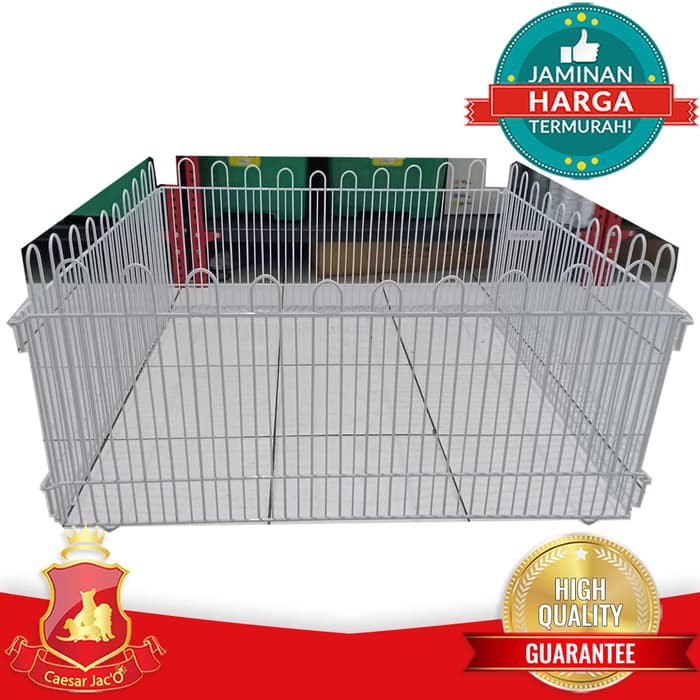 Kil642 Kandang Pagar Besi Tebal Hewan Anjing Kucing Ayam Kelinci