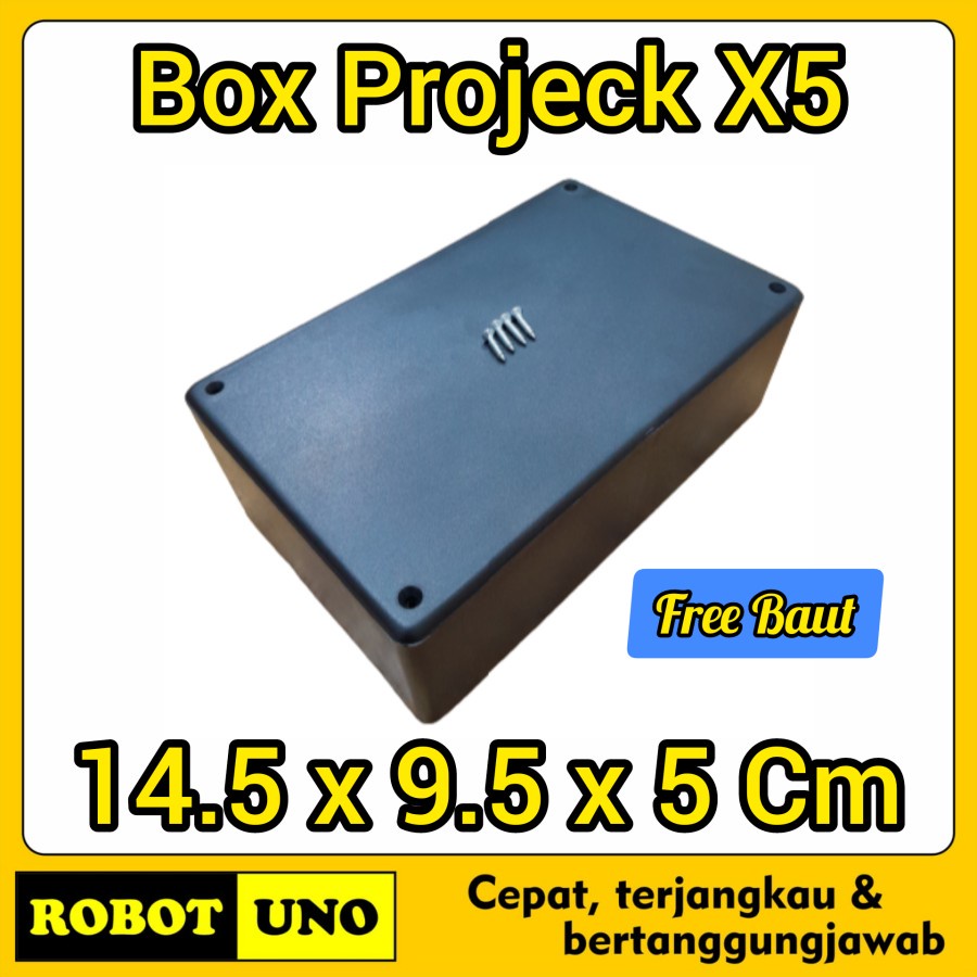 Box X5 Box Projeck Box Elektronik Hitam Proyek Universal