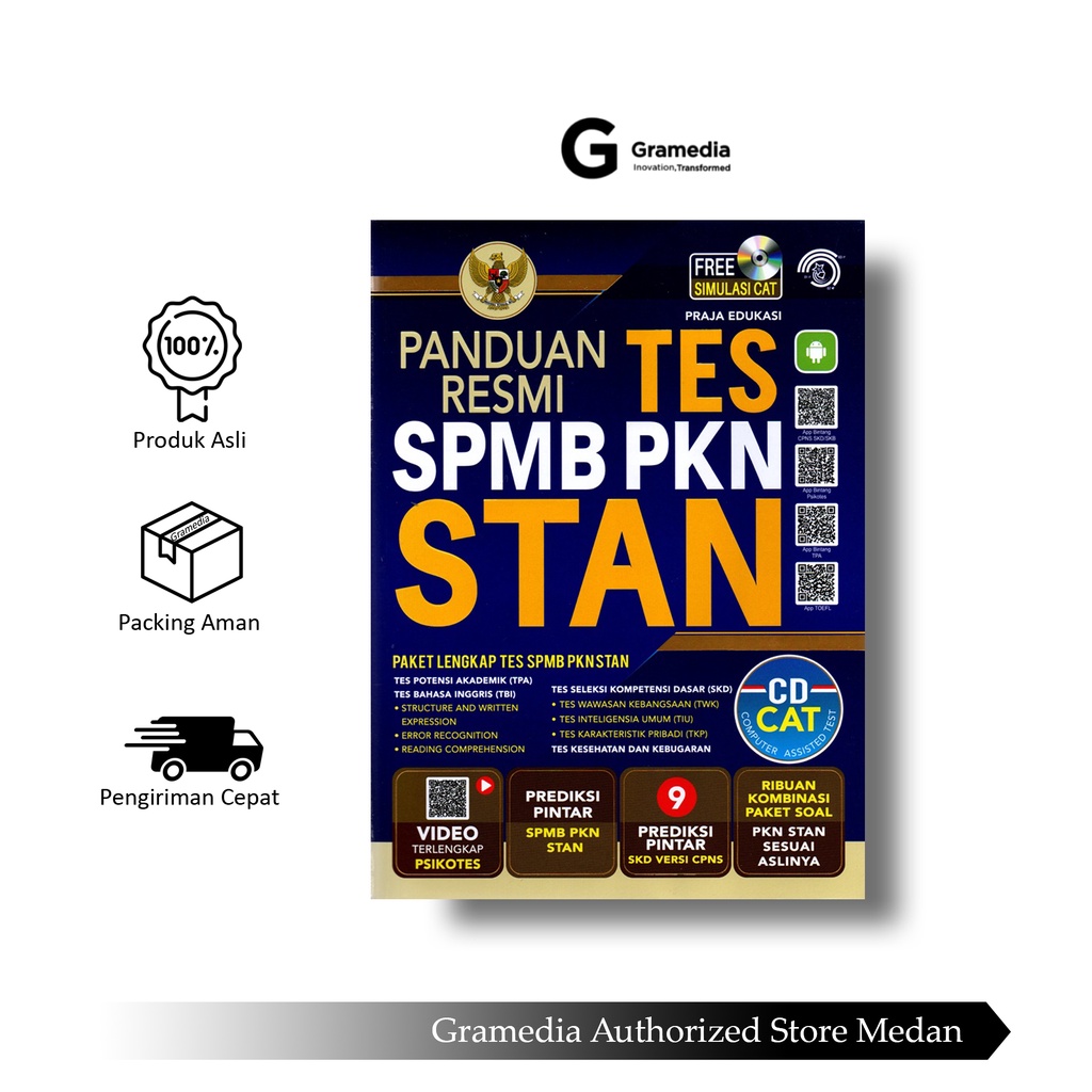 Gramedia Medan - PANDUAN RESMI TES SPMB PKN STAN