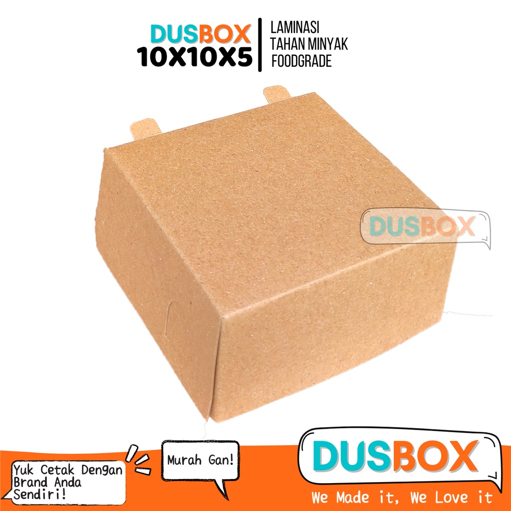 Lunch Box Paper XS / Lunchbox / Box Dimsum / Paper Box Makanan / Wadah Dimsum / Dus Takoyaki / Box T